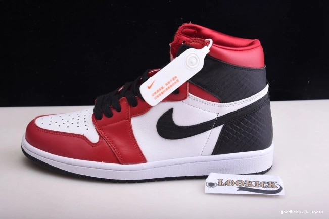 Jordan Satin OG High 1 Air CD0461-601 Snake WMNS 0806